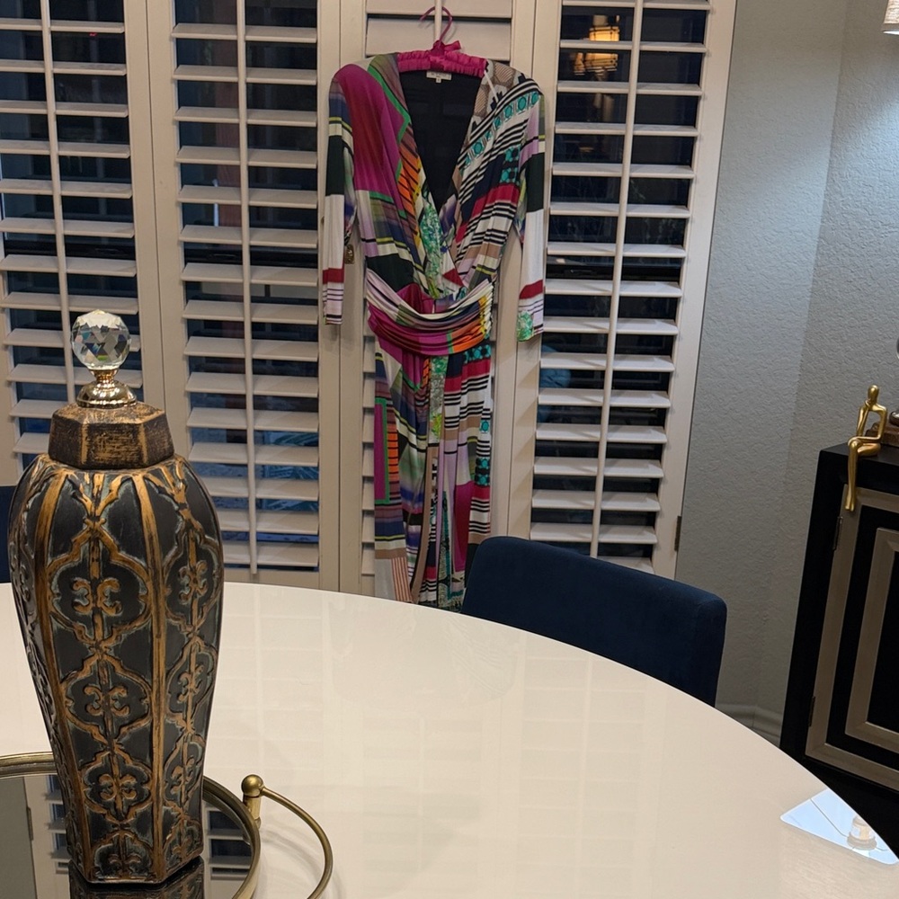 Etro Vibrant Multicolor Patterned Dress